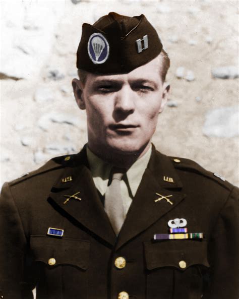 Photo I Colorized Of Richard Winters When The Was A Captian R Bandofbrothers