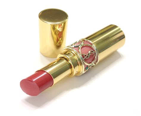 YSL Rouge Volupte Shine Lipstick In 9 Is One With My Lips