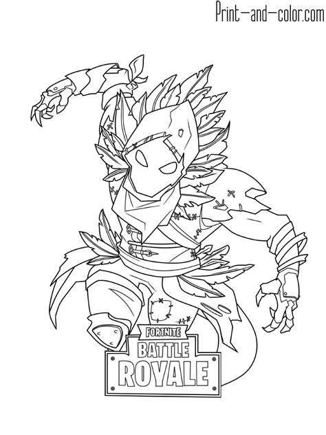 Fortnite Coloring Pages Free Printable