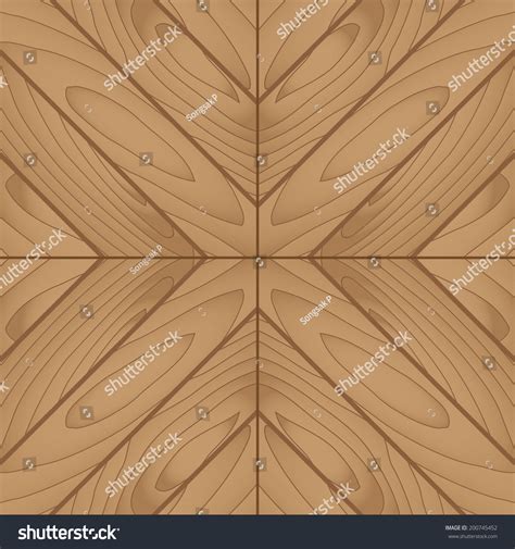 Seamless Backgrounds Wooden Parquet Floorvector Illustration Stock