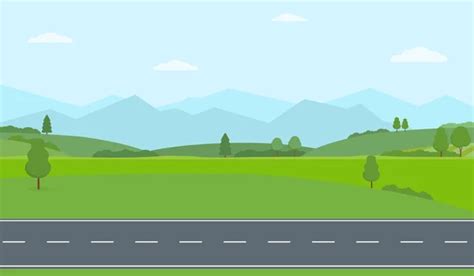 Curved Road Vector