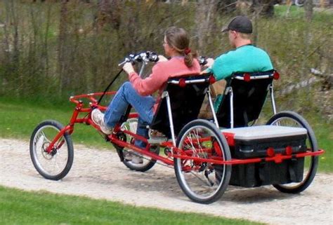 Microcar Two Seat Recumbent Tandem Lightfoot Recumbent Cycles Pedal