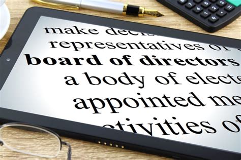 Board Of Directors Free Of Charge Creative Commons Tablet Dictionary