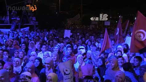 أجواء اعتصام باردو في ليلته السابعة Youtube