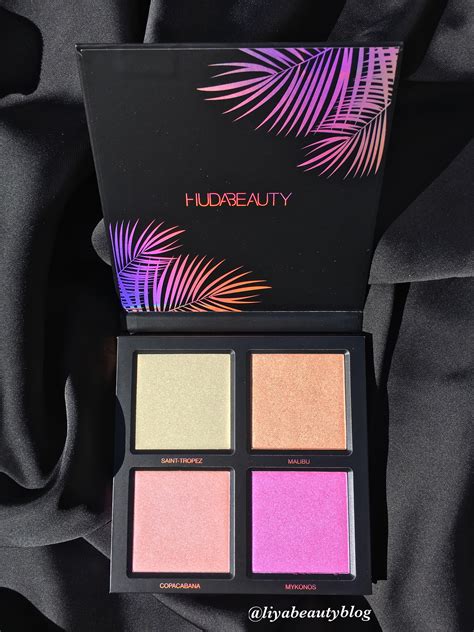 Huda Beauty Solstice Highlighter Palette Liya Beauty Blog
