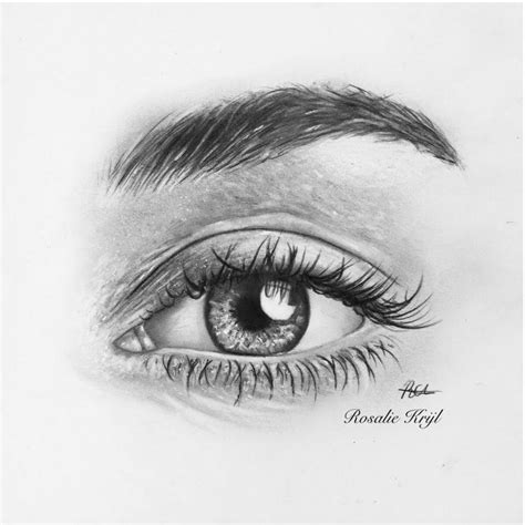 Realistic Eyes Pencil Drawing Tutorial