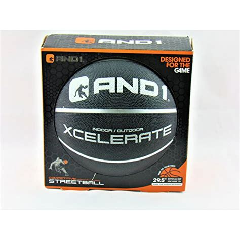 And1 Xecelerate Basketball Rubber Street Ball 295 Full Size 7