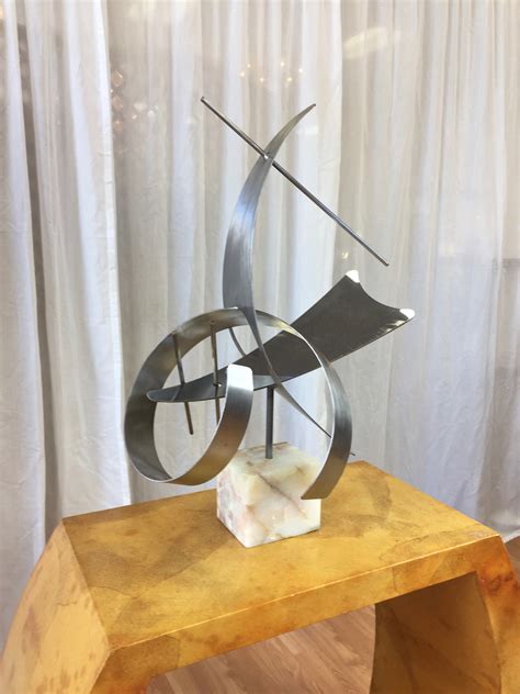 Monumental Abstract Steel Sculpture By Curtis Jeré Past Perfect