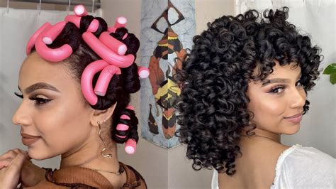 Heatless Flexi Rods Night Morning Routine YouTube