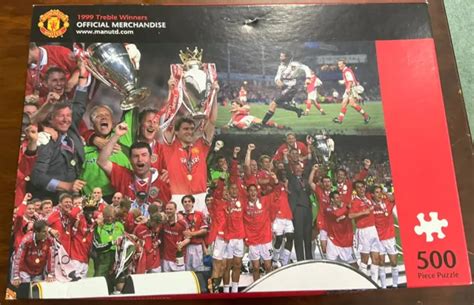 Official Manchester United 1999 Treble Winners 500 Piece Jigsaw Puzzle
