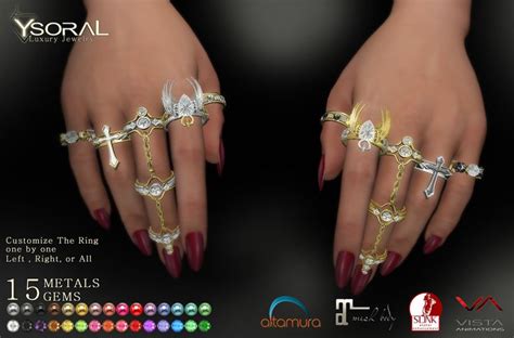 Ysoral New Set Luxe Rings Nesly Bento Sims