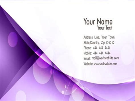 Polish your personal project or design with these visiting card transparent png images, make it even more personalized and more attractive. Wallpapers Business Card Purple Clip Art Backgrounds ...