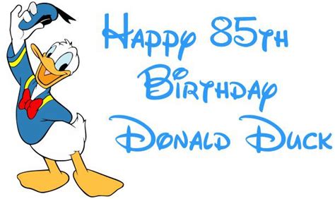Happy Birthday Donald Duck Disney Amino
