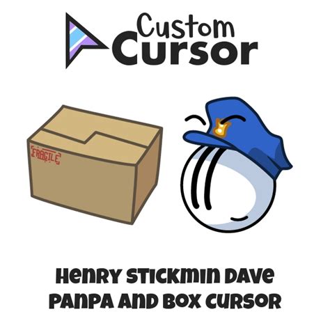 Henry Stickmin Dave Panpa And Box Cursor Custom Cursor
