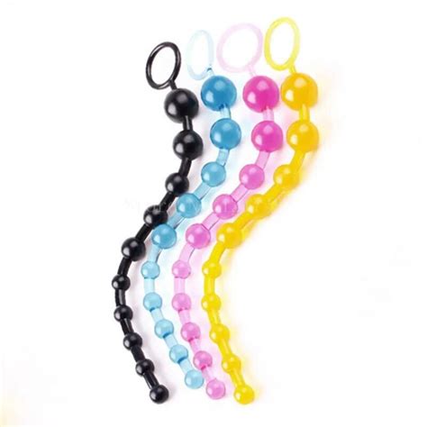 20 pcs lot jelly anal beads for beginner silicone flexible anal stimulator butt plug sex toys