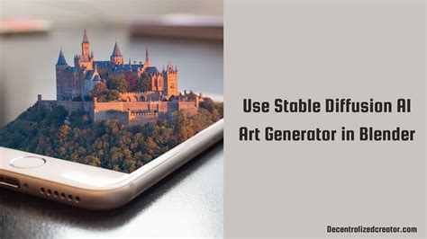 How To Use Stable Diffusion Ai Art Generator In Blender Dc