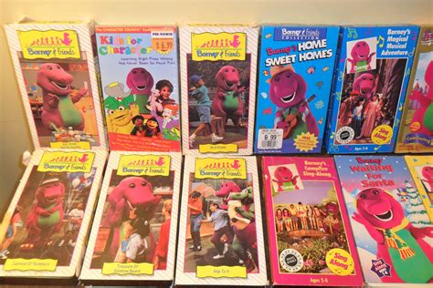 Barney Vhs Lot 27