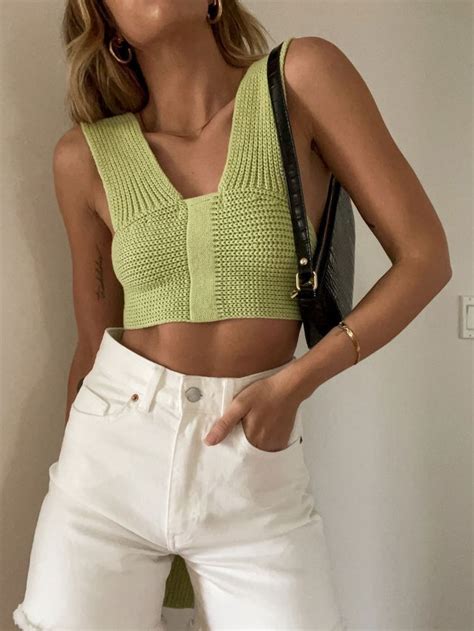 Pin By Lauren Schwenke Nasution On Wear Clothing Crochet Clothes Crochet Top Pattern