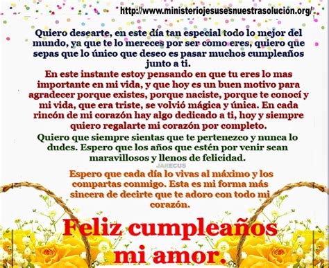 Tarjetas Feliz Cumpleaños Mi Amor Carta Nuevas Cartas Y Tarjetas De