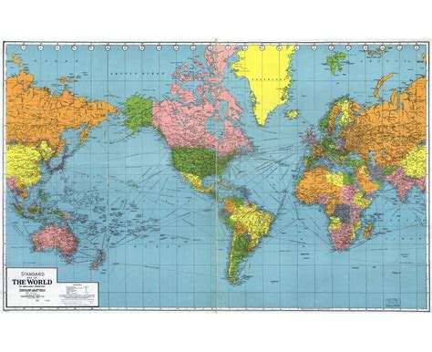 Viejos Mapas Del Mundo Colección De Mapas Antiguos Del Mundo De