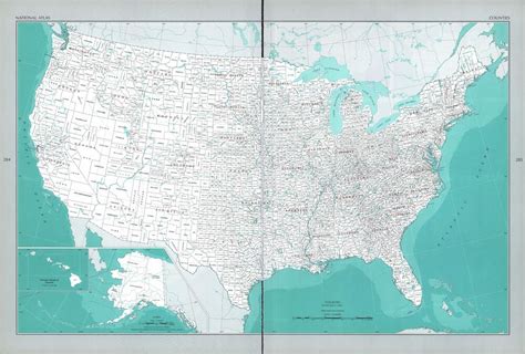 United States Counties Map Full Size Ex