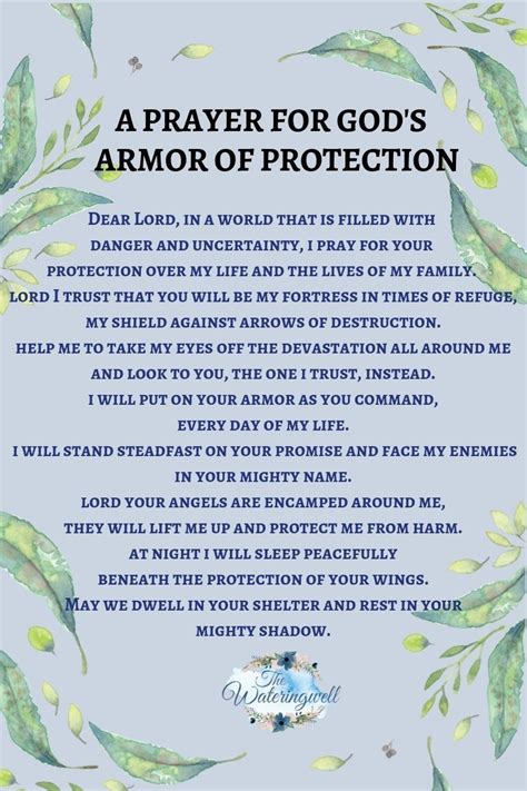 Armor Of Protection Prayer Design Talk