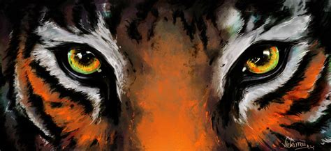 Tigereyesbyvickimai D7my1n8 1024×470 Tiger Painting Tiger