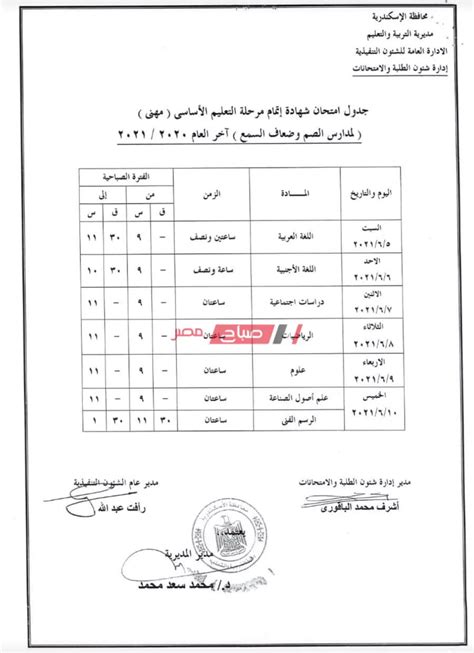 تعلن وزارة التربية والتعليم والإدارة العامة للامتحانات والتقويم عن بدأ امتحانات الثانوية العامة من يوم 20 مارس 2017م، وأعلنت عن جدول امتحان الشهادة الثانوية الأطاديمية والفنية علي أن يتم بدأ امتحانات الشهادة الثانوية في يوم الأثنين الموافق يوم عشرين من شهر مارس. جدول امتحانات الشهادة الاعدادية الترم الثاني 2021 محافظة ...