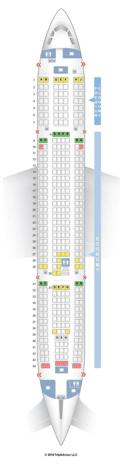 Seatguru Seat Map Thomas Cook Airlines Airbus A330 200 332 V1