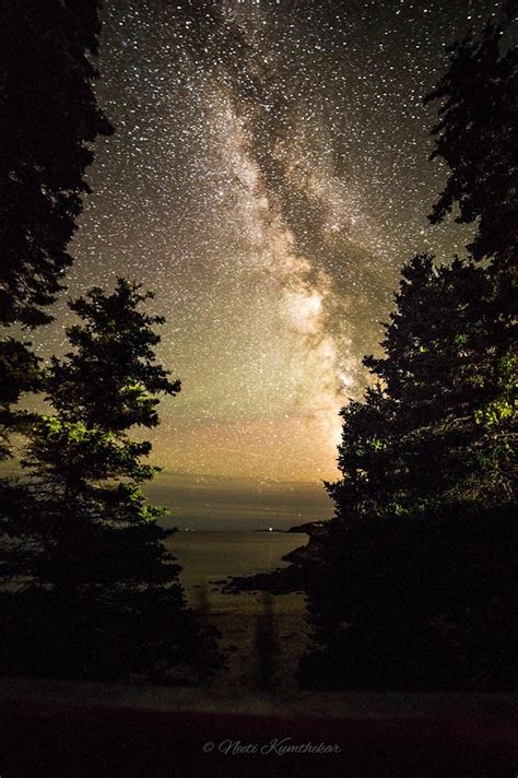 Milky Way Sand Beach Acadia National Park Maine Aug 6th Flickr