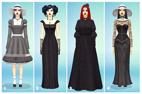 To Adapt Spicy Profile Goth Sims 4 Cc Maxis Match Fjord Mighty Librarian