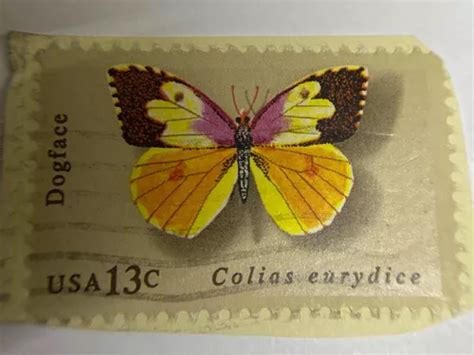 Sello Postal Usa Mariposa Colias Eurydice 1977 Meses Sin Intereses