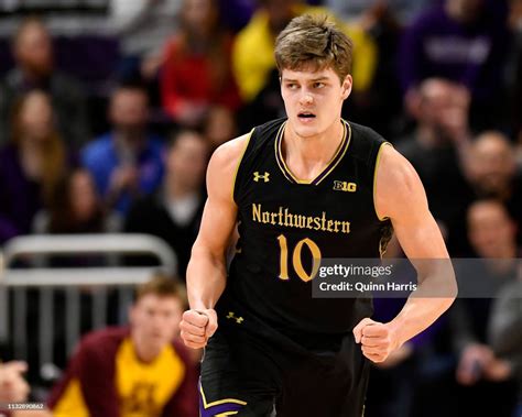 Miller Kopp Of The Northwestern Wildcats Reacts After Making A Three News Photo Getty Images