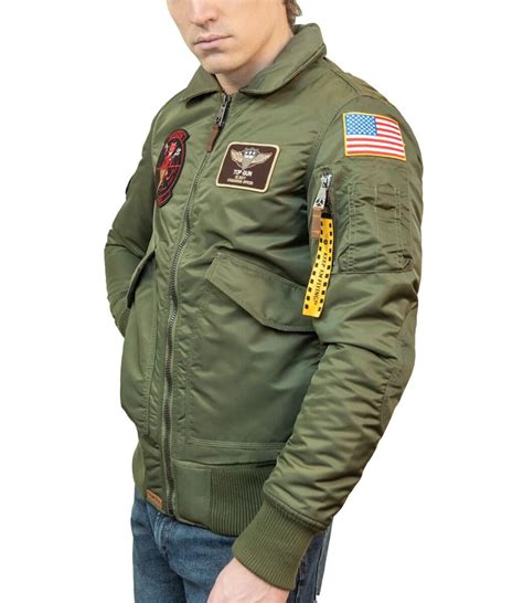 Top Gun® Cwu 45 Flight Jacket With Patches Downunder Pilot Shop Australia