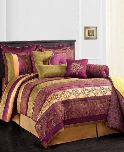 King Purple And Gold Comforter Set Purple And Gold Comforter Sets
