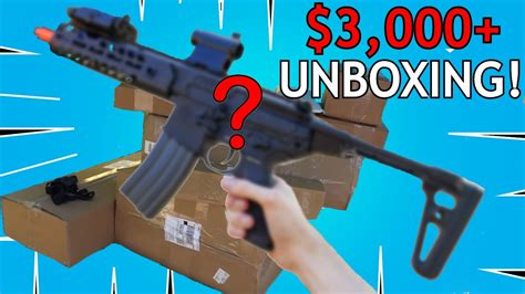 Insane 3000 Airsoft Unboxing 5 New Guns Youtube