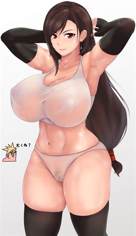 Rule Girls Abs Armpits Big Breasts Brown Eyes Brown Hair Female Female Only Final Fantasy