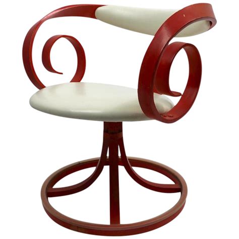 George Mulhauser for Plycraft Scroll Arm Sultana Swivel Chair on Chairish.com | Modern swivel ...
