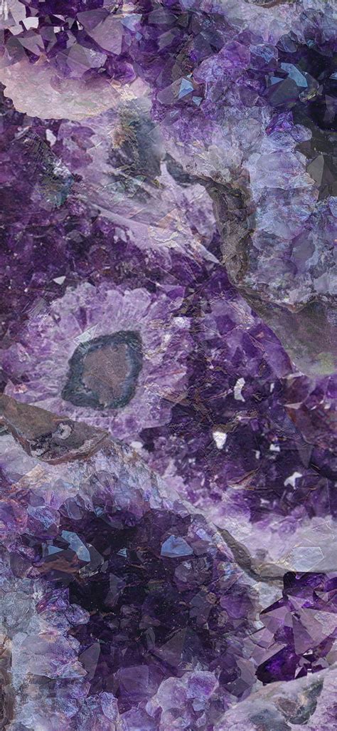 Mystical Purple Cave Crystal Geode Mage Mystic Power Stone Hd