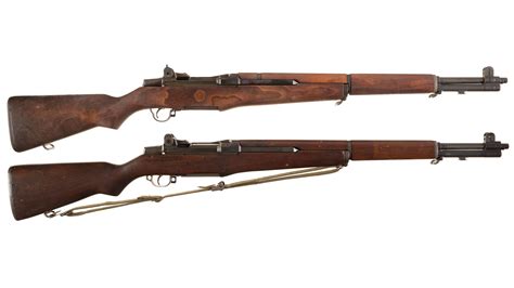 Two Us M1 Garand Rifles Rock Island Auction