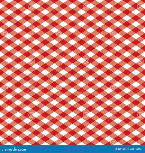 Checkered Patternred And White Stock Image Image 3801281