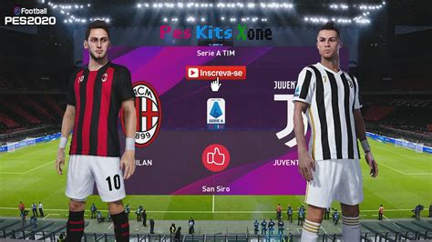 Kits created for the pes (pro evolution soccer) video game series. JUVENTUS FC / AC MILAN HOME KITS 20/21 PES 2020 - YouTube