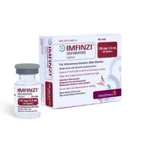 Astrazeneca Imfinzi Durvalumab Anti Cancer Injection Storage Dry 1x1