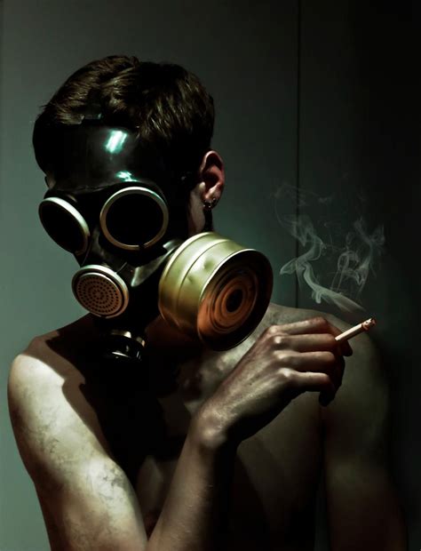 Breathe Me By Psychotic Edward On Deviantart Gas Mask Gas Mask Art
