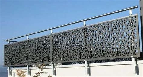 Silver Stainless Steel Laser Cut Railings As Specified At Rs 40square