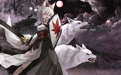 14 Cute Anime Wallpaper Wolf Girl Baka Wallpaper