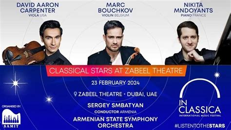 Classical Stars At Zabeel Theatre Dubai Dubai Local