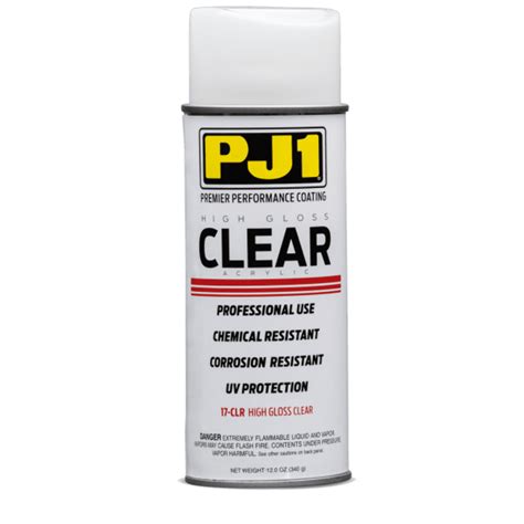 Pj1 17 Clr High Gloss Clear Coat Acrylic Paint 11oz Aerosol Can