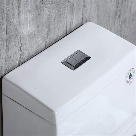 【woodbridgebath T 0019 Dual Flush Elongated One Piece Toilet With