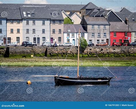 Galway Ireland May212019 Claddagh Galway City Traditional Boat In